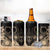 Cook Islands Turtle 4 in 1 Can Cooler Tumbler Stars and Hibiscus - Beige
