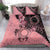 Cook Islands Turtle Bedding Set Stars and Hibiscus - Pink