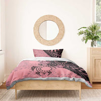 Cook Islands Turtle Bedding Set Stars and Hibiscus - Pink