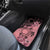 Cook Islands Turtle Car Mats Stars and Hibiscus - Pink