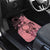 Cook Islands Turtle Car Mats Stars and Hibiscus - Pink