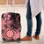 Cook Islands Turtle Luggage Cover Stars and Hibiscus - Pink