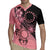 Cook Islands Turtle Rugby Jersey Stars and Hibiscus - Pink