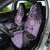 Cook Islands Turtle Car Seat Cover Stars and Hibiscus - Purple