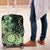 Cook Islands Turtle Luggage Cover Stars and Hibiscus - Green