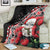New Zealand Christmas Meri Kirihimete Blanket Santa Hei Tiki Pohutukawa