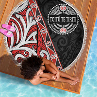 Aotearoa Toitu Te Tiriti Beach Blanket Honour The Treaty New Zealand