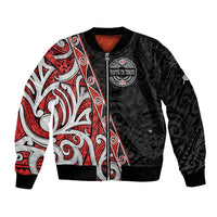 Aotearoa Toitu Te Tiriti Bomber Jacket Honour The Treaty New Zealand LT01 Unisex Black - Polynesian Pride