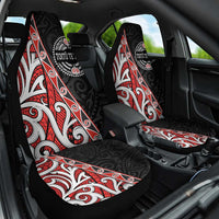 Aotearoa Toitu Te Tiriti Car Seat Cover Honour The Treaty New Zealand LT01 One Size Black - Polynesian Pride