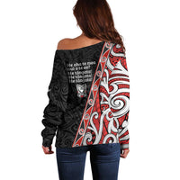 Aotearoa Toitu Te Tiriti Off Shoulder Sweater Honour The Treaty New Zealand