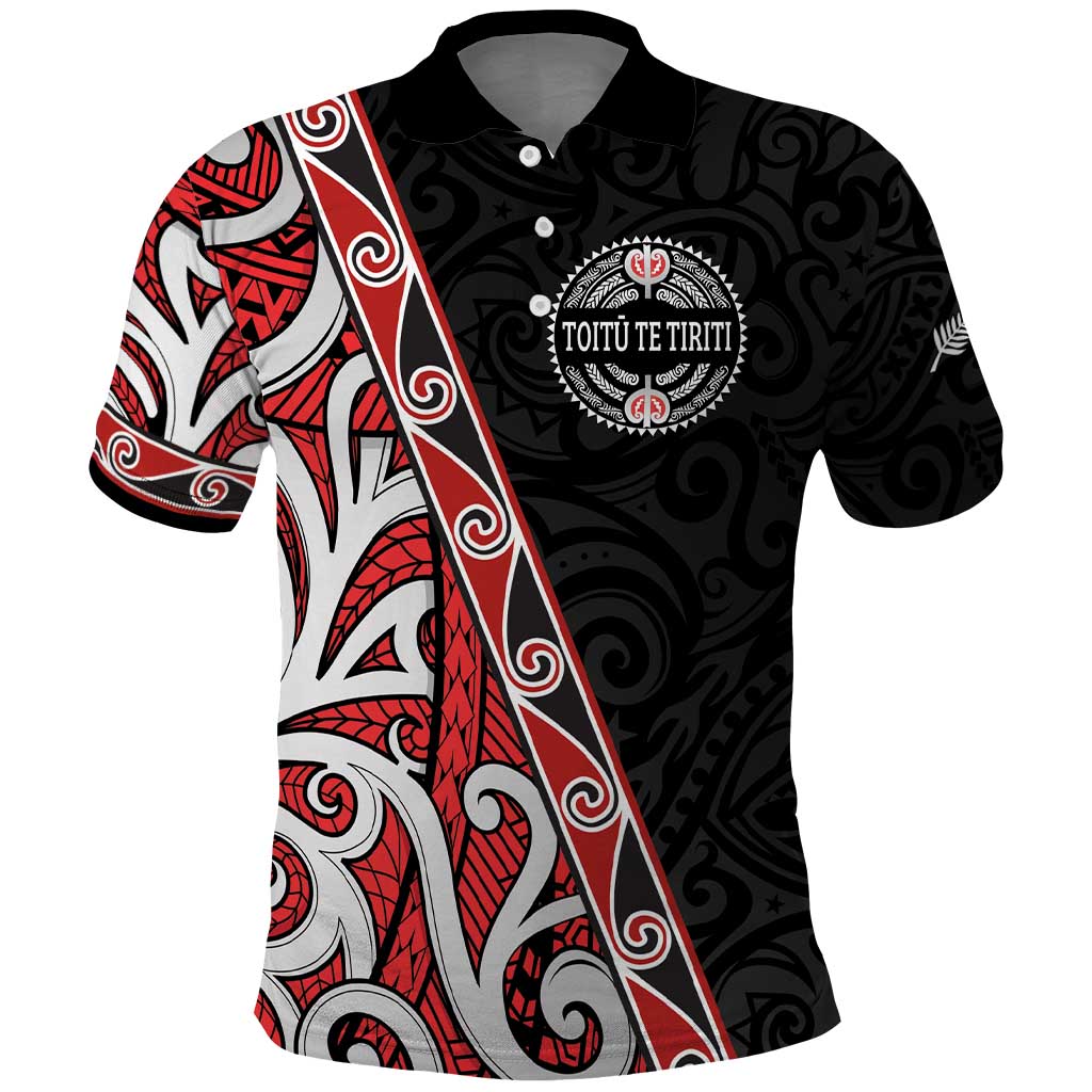 Aotearoa Toitu Te Tiriti Polo Shirt Honour The Treaty New Zealand