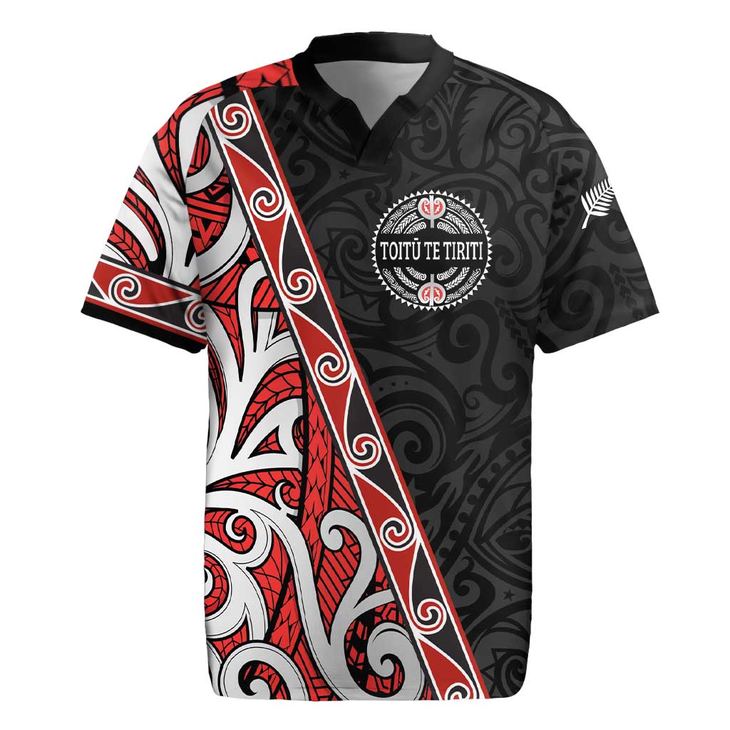 Aotearoa Toitu Te Tiriti Rugby Jersey Honour The Treaty New Zealand