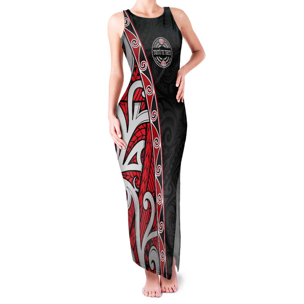 Aotearoa Toitu Te Tiriti Tank Maxi Dress Honour The Treaty New Zealand