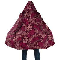 Sweet Pink Monstera Cloak Polynesian Tribal Pattern - Polynesian Pride
