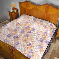 Anthurium Plumeria Lei Pastel Quilt Orange Hawaiian Splendid Palaka