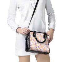 Anthurium Plumeria Lei Pastel Shoulder Handbag Orange Hawaiian Splendid Palaka