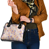 Anthurium Plumeria Lei Pastel Shoulder Handbag Orange Hawaiian Splendid Palaka