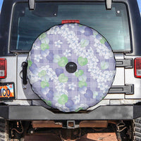 Anthurium Plumeria Lei Pastel Spare Tire Cover Purple Hawaiian Splendid Palaka