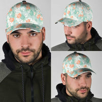 Anthurium Plumeria Lei Pastel Classic Cap Teal Hawaiian Splendid Palaka