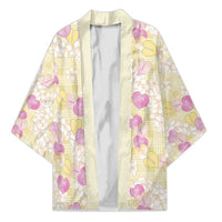 Anthurium Plumeria Lei Pastel Kimono Yellow Hawaiian Splendid Palaka