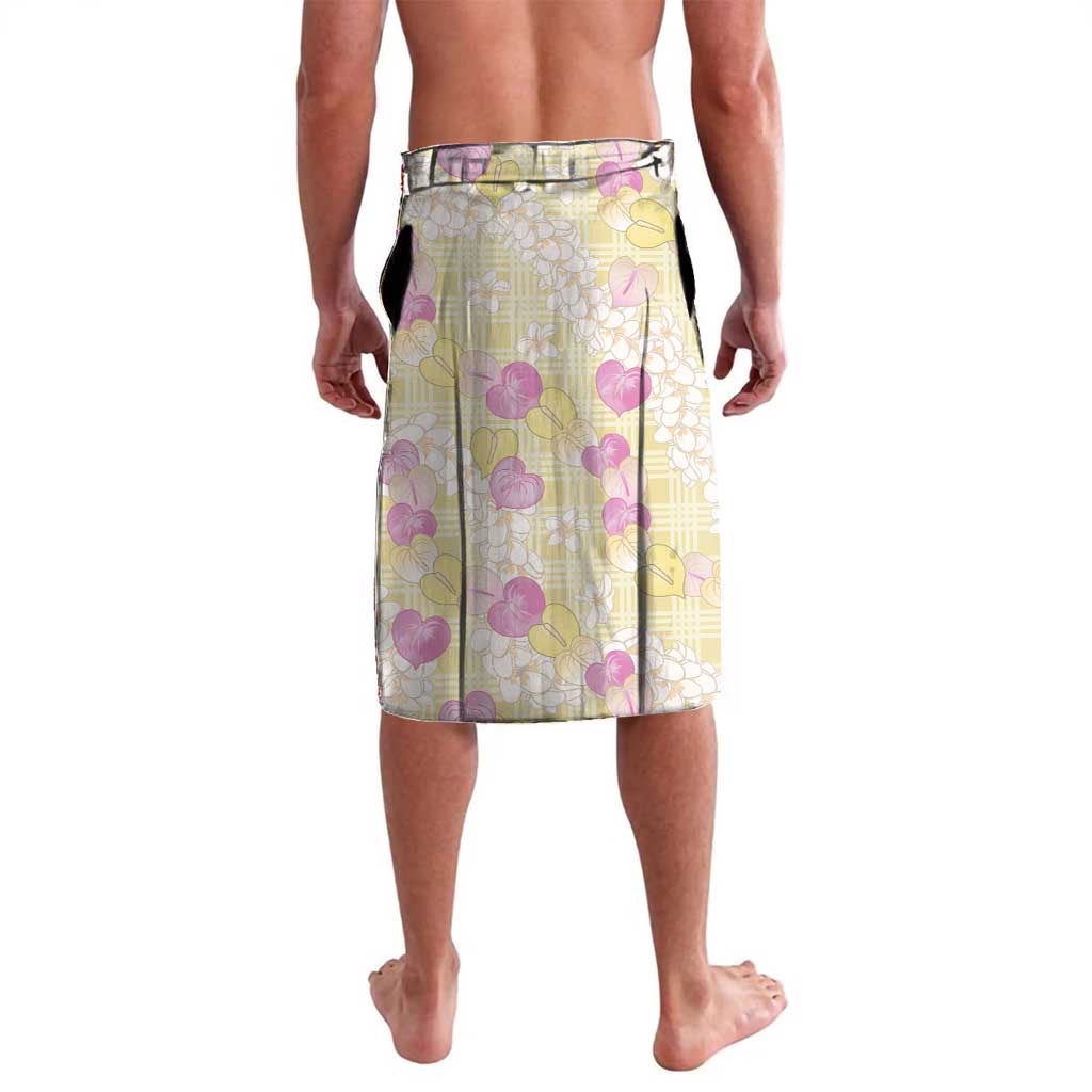 Anthurium Plumeria Lei Pastel Lavalava Yellow Hawaiian Splendid Palaka