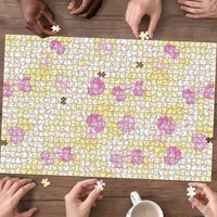 Anthurium Plumeria Lei Pastel Puzzle Yellow Hawaiian Splendid Palaka