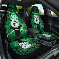 Maori Matariki Manaia Kakariki Car Seat Cover Maori Kowhaiwhai Pattern Galaxy