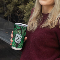 Personalised Maori Matariki Manaia Kakariki Tumbler Cup Maori Kowhaiwhai Pattern Galaxy