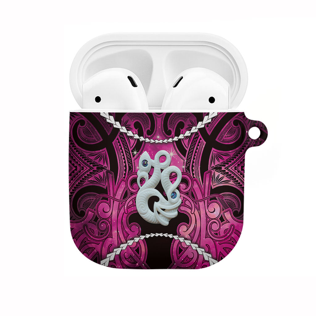 Maori Matariki Manaia Mawhero AirPods Case Maori Kowhaiwhai Pattern Galaxy