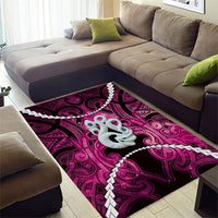 Maori Matariki Manaia Mawhero Area Rug Maori Kowhaiwhai Pattern Galaxy