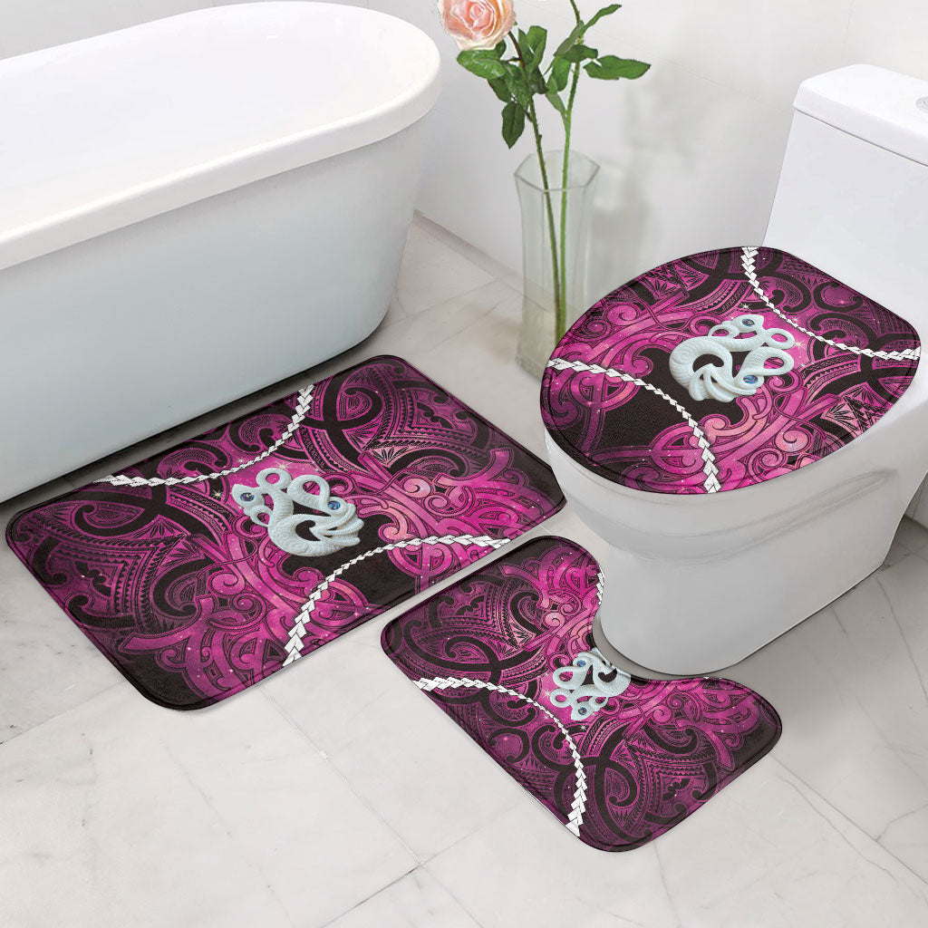 Maori Matariki Manaia Mawhero Bathroom Set Maori Kowhaiwhai Pattern Galaxy