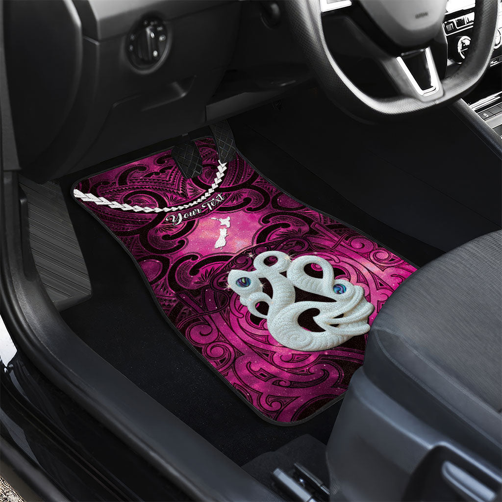 Personalised Maori Matariki Manaia Mawhero Car Mats Maori Kowhaiwhai Pattern Galaxy