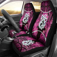 Maori Matariki Manaia Mawhero Car Seat Cover Maori Kowhaiwhai Pattern Galaxy
