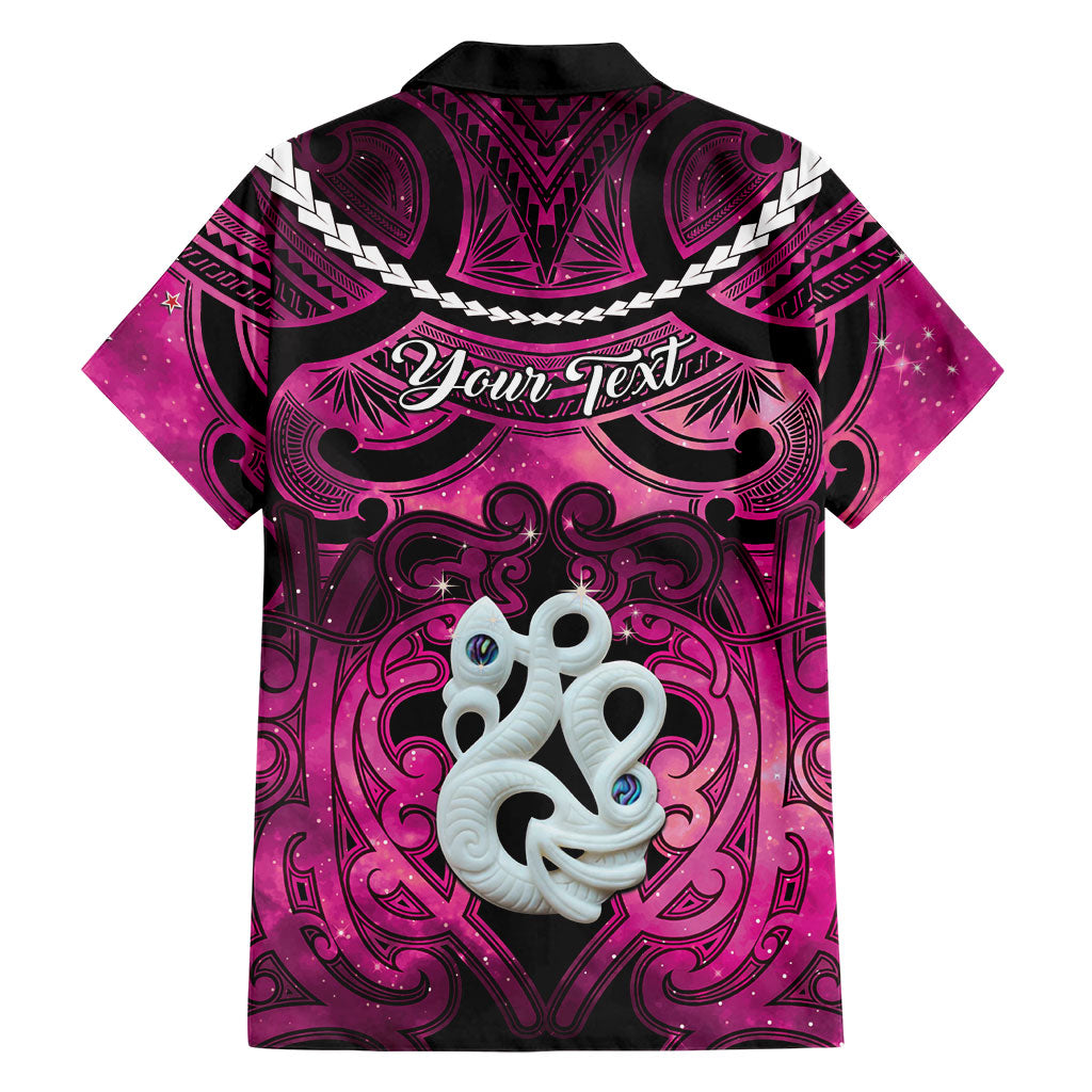 Personalised Maori Matariki Manaia Mawhero Family Matching Mermaid Dress and Hawaiian Shirt Maori Kowhaiwhai Pattern Galaxy LT01 - Polynesian Pride