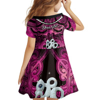 Personalised Maori Matariki Manaia Mawhero Family Matching Puletasi and Hawaiian Shirt Maori Kowhaiwhai Pattern Galaxy LT01 - Polynesian Pride