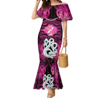 Personalised Maori Matariki Manaia Mawhero Mermaid Dress Maori Kowhaiwhai Pattern Galaxy