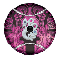 Maori Matariki Manaia Mawhero Spare Tire Cover Maori Kowhaiwhai Pattern Galaxy