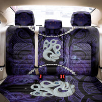 Maori Matariki Manaia Waiporoporo Back Car Seat Cover Maori Kowhaiwhai Pattern Galaxy