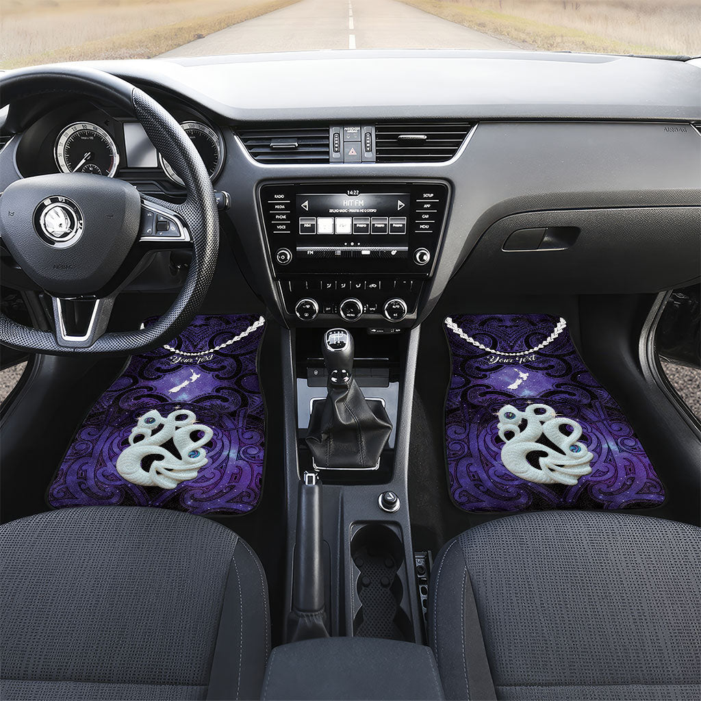 Personalised Maori Matariki Manaia Waiporoporo Car Mats Maori Kowhaiwhai Pattern Galaxy