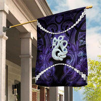 Maori Matariki Manaia Waiporoporo Garden Flag Maori Kowhaiwhai Pattern Galaxy
