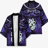 Personalised Maori Matariki Manaia Waiporoporo Kimono Maori Kowhaiwhai Pattern Galaxy