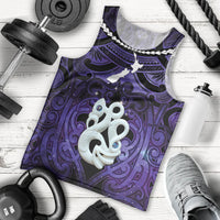 Personalised Maori Matariki Manaia Waiporoporo Men Tank Top Maori Kowhaiwhai Pattern Galaxy