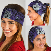 Maori Matariki Manaia Waiporoporo Neck Gaiter Maori Kowhaiwhai Pattern Galaxy