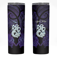 Personalised Maori Matariki Manaia Waiporoporo Skinny Tumbler Maori Kowhaiwhai Pattern Galaxy