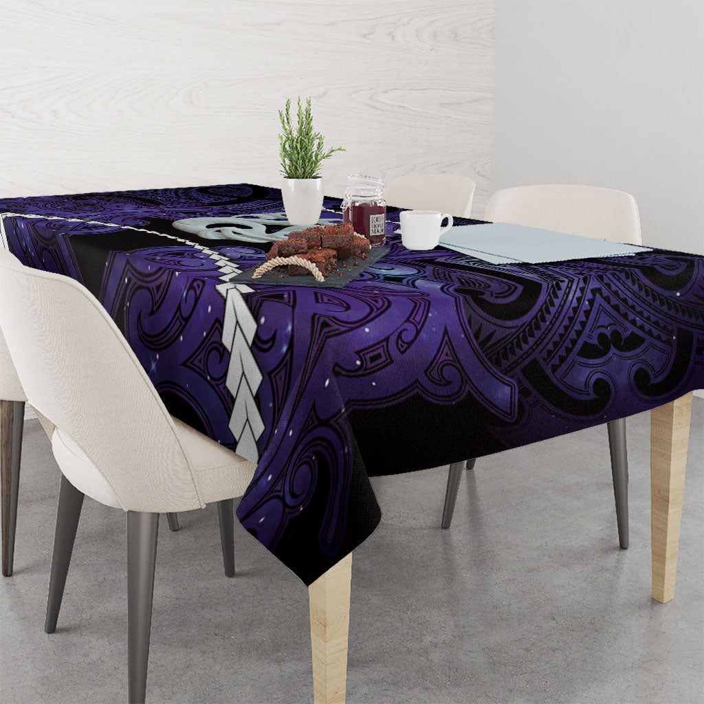 Maori Matariki Manaia Waiporoporo Tablecloth Maori Kowhaiwhai Pattern Galaxy