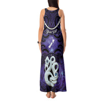 Personalised Maori Matariki Manaia Waiporoporo Tank Maxi Dress Maori Kowhaiwhai Pattern Galaxy