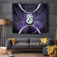 Maori Matariki Manaia Waiporoporo Tapestry Maori Kowhaiwhai Pattern Galaxy