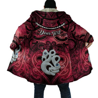 Personalised Maori Matariki Manaia Whero Cloak Maori Kowhaiwhai Pattern Galaxy
