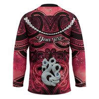 Personalised Maori Matariki Manaia Whero Hockey Jersey Maori Kowhaiwhai Pattern Galaxy