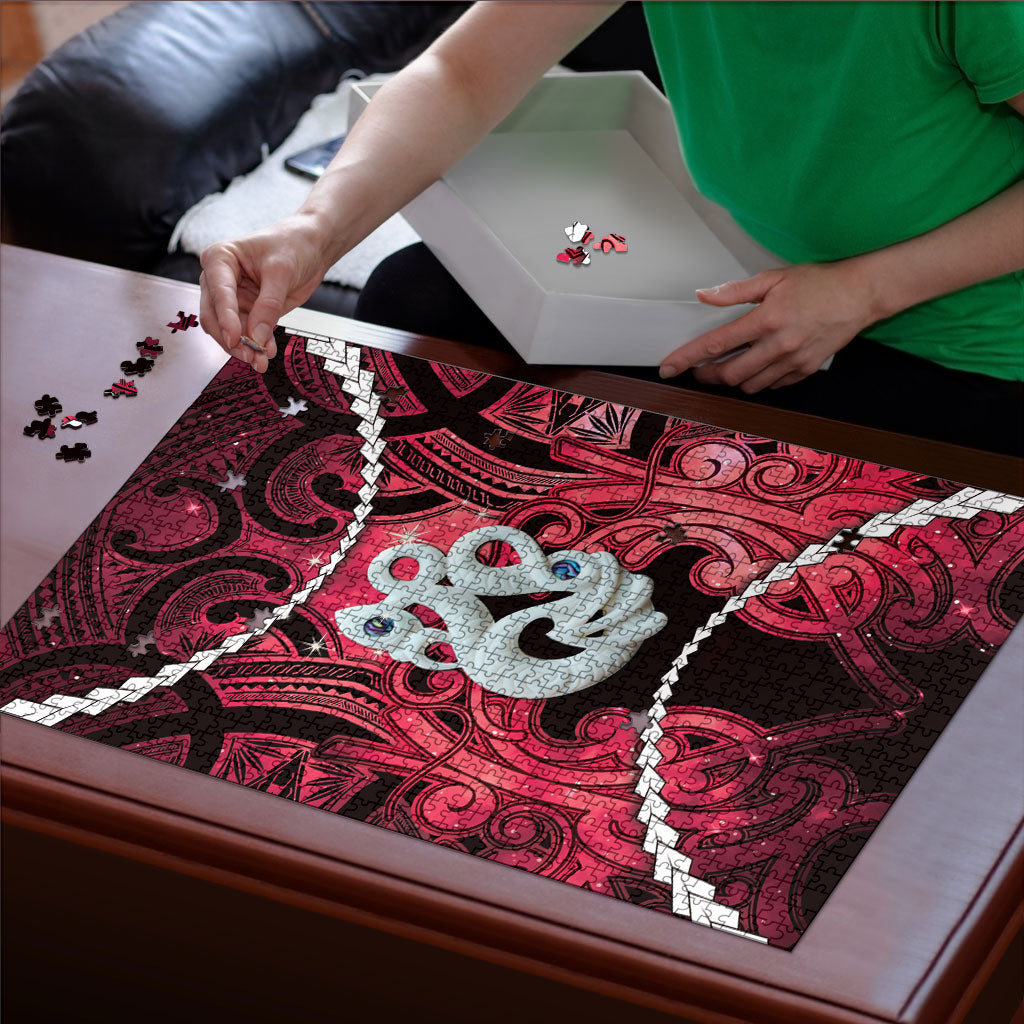 Maori Matariki Manaia Whero Puzzle Maori Kowhaiwhai Pattern Galaxy